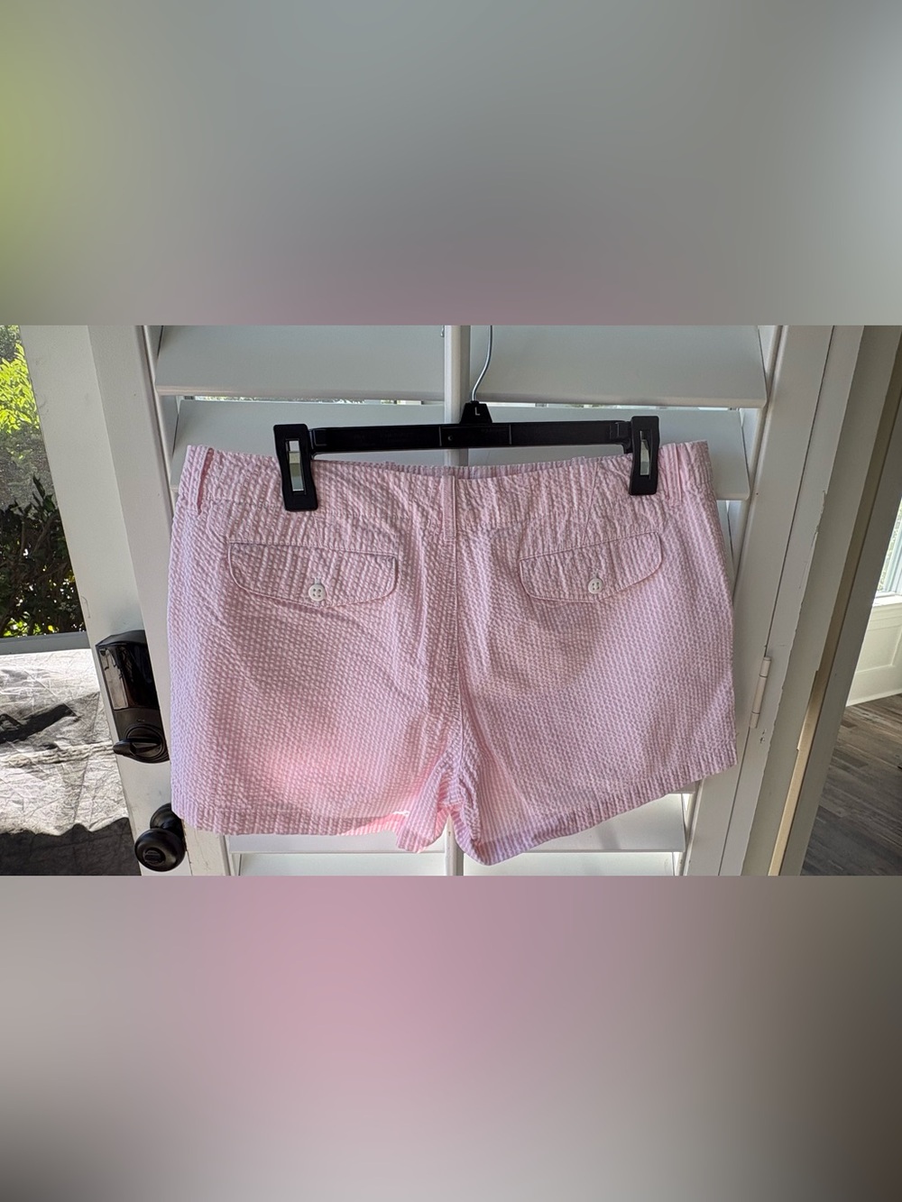 Polo by Ralph Lauren Pink Seersucker Women's Shorts